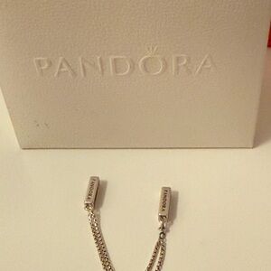 PANDORA Reflexions silver safety chain